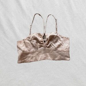 Zara Satin Beige Top